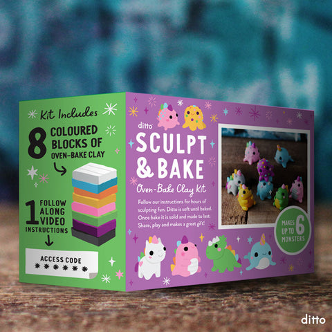 Sculpt & Bake: Baby Pocket Monsters Kit